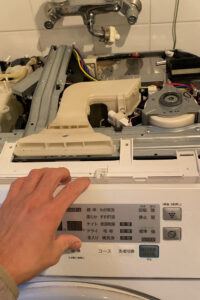 SHARP ES-V520 分解掃除 シャープ ドラム式洗濯機 クリーニング ドラム 